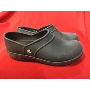 Crocs Alice Work Clogs Women Size 9 Black Slip Resistant Professional Shoes